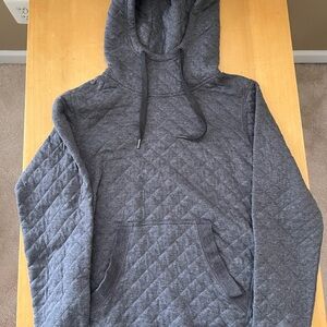 Womens Marmot Gray Quilted Hoodie